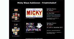 Desktop Screenshot of micky-waue.de